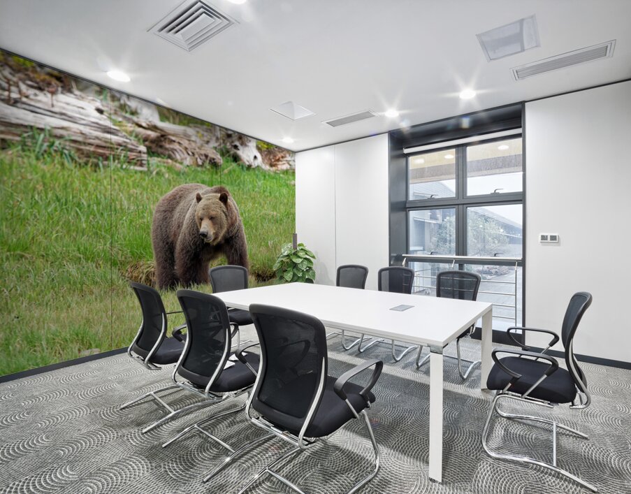 Boss Bear Wall Printing